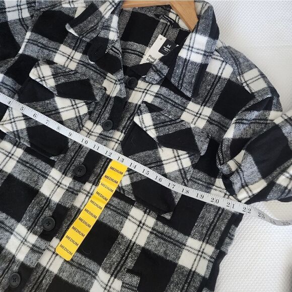 Members mark plaid shacket new with tags - Picture 4 of 11